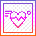 Electrocardiograma Asistencia Sanitaria Saludable Icon