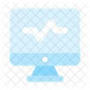Ecg Moniteur Rythme Cardiaque Icône