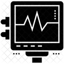 Appareil ECG Moniteur ECG Electrocardiogramme Icône