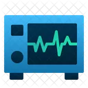 Electrocardiograph Ecg Ecg Machine Icon