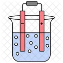電気分解、健康、除去 アイコン