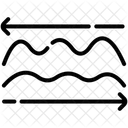 Electromagnetic Wave Radiation Icon