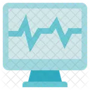 Physiotherapy Electromyography Monitor Icon