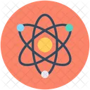 전자 원자 과학 아이콘