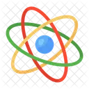Quantum Physics Science Symbol Atom Icon