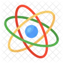 Fisica Cuantica Simbolo De La Ciencia Atomo Icono