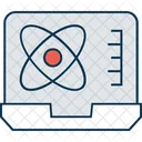 Electron On Laptop Electron Atom Icon