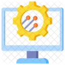 Electronic Technology System Icon