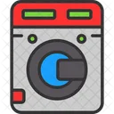 Electronic Washing Machine Laundry Icon
