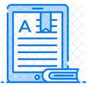 Electronic Book Online Journal Online Article Icon