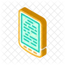 Electronic Read Book Icon