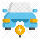 Electronic Car Smart Car Electric Car Icon