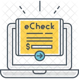 Electronic Check  Icon
