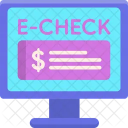 Electronic Check  Icon