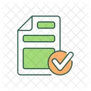 Electronic contract  Icon
