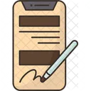 Electronic Contract  Icon