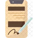 Electronic Contract  Symbol