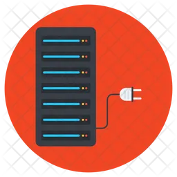 Electronic Data Rack  Icon