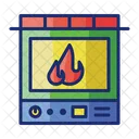 Electronic Fireplace Icon