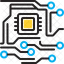 Electronic Circuit Digital Icon