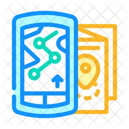 Electronic Maps  Icon