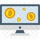 Electronic Money Online Transaction Online Cryptocurrency Icon