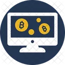 Electronic Money Online Transaction Online Cryptocurrency Icon