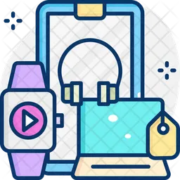Electronic Products Shopping  Icon