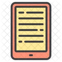 Electronic Reader E Reader Tablet Icon