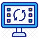 Electronic Recycling Electronic Garbage Icon