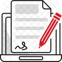 Electronic Signature Signature Digital Icon