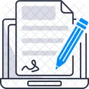 Electronic Signature Signature Digital Icon