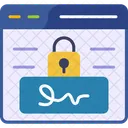 Electronic Signature Digital Signature Symbol