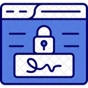 Electronic Signature Digital Signature Symbol