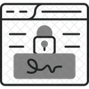 Electronic Signature Digital Signature Symbol