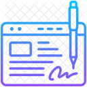 Electronic Signature E Signature Digital Signature Symbol
