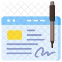Electronic Signature E Signature Digital Signature Symbol