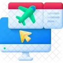 Electronic Ticket Online Booking Ticket Icon