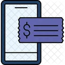 Electronic Ticket  Icon