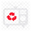 Electronics Recycle Trash Icon