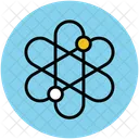Electrons Atom Education Icon