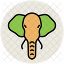 Elefant Dickhauter Saugetier Symbol