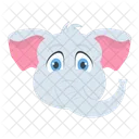 Elefant Tier Zoo Symbol