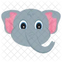 Elefant Tier Zoo Symbol