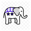 Elefant Republikaner Tags Symbol