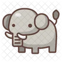 Elefant Tier Wild Tier Symbol