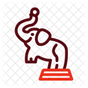 Elefant Fest Gott Symbol