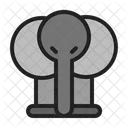 Elefant Gross Tier Symbol