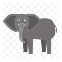 Elefant Zoo Tier Symbol