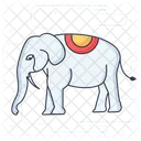 Elefant Tier Elefantengesicht Symbol